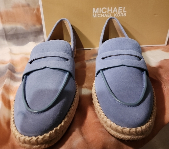 Michael Kors French Blue Lennon Espadrille Size 9.5 - Picture 2 of 10